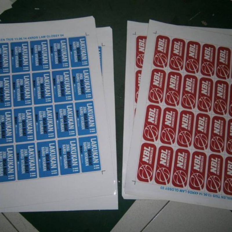 

Stiker Label kemasan /makanan /minuman Stiker Cromo A3+ (30x46)