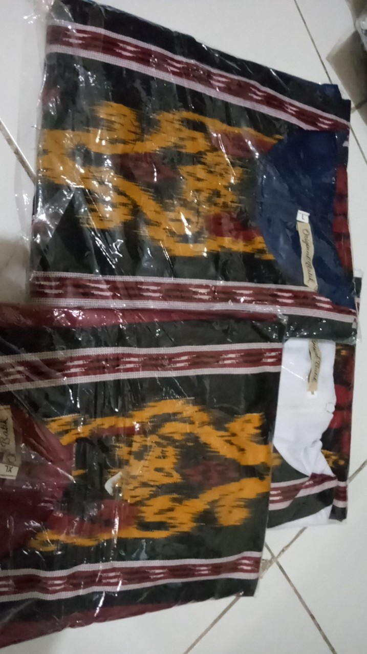 Dt Collection Tunik Batik Kampus Wanita / Cewek Lengan 7/4 / Tunik Modern