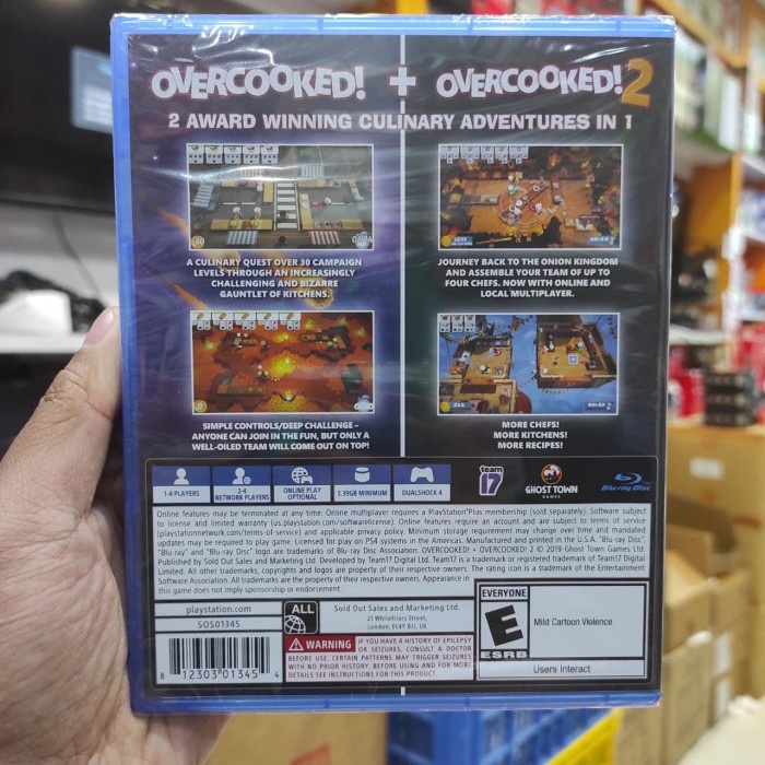Overcooked PS4 Overcooked 2 PS4 Game PS4