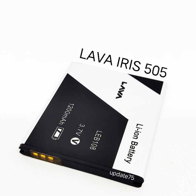 Baterai Lava iris 505 LEB108 LEB 108