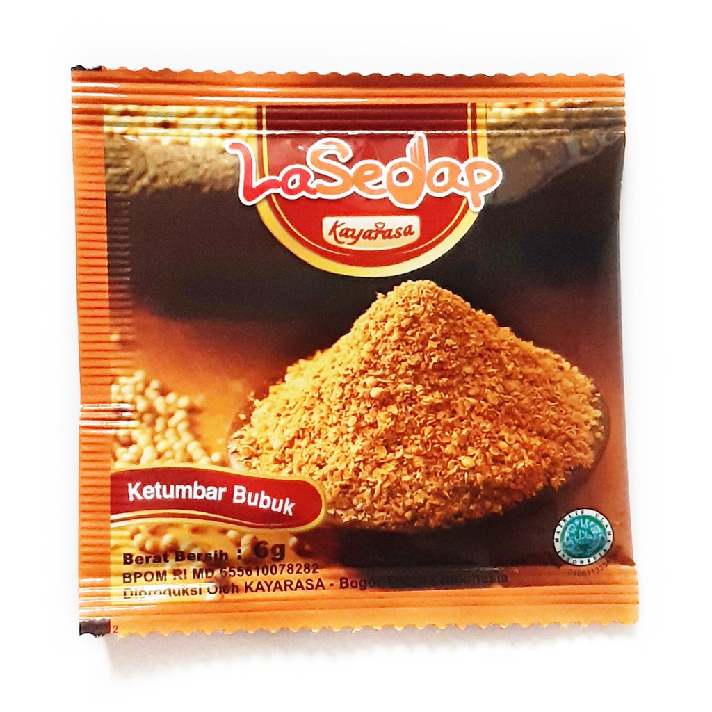 

Ketumbar Bubuk Rempah Dapur LaSedap 5gr bumbudapurbintang