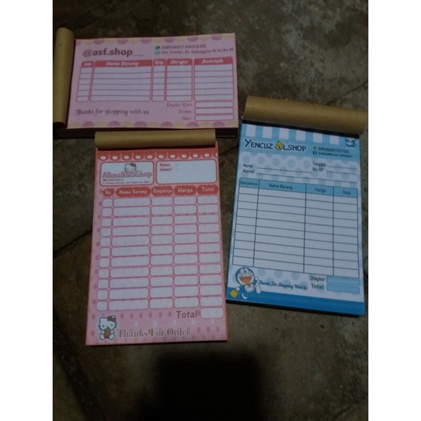 

Nota Full karakter