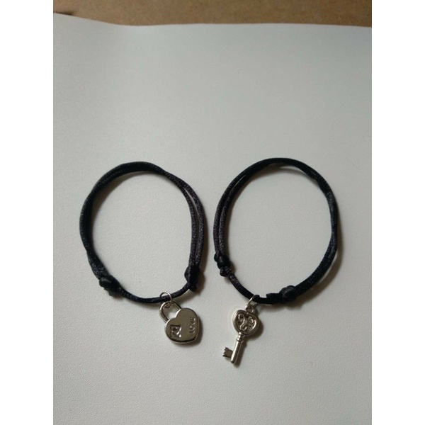 Gelang Couple kunci dan love