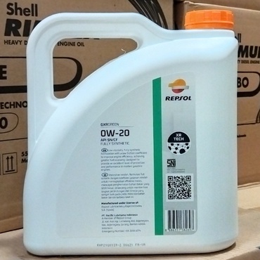 OLI MESIN MOBIL BENSIN LCGC REPSOL GXR GREEN 0W-20 3,5 LITER