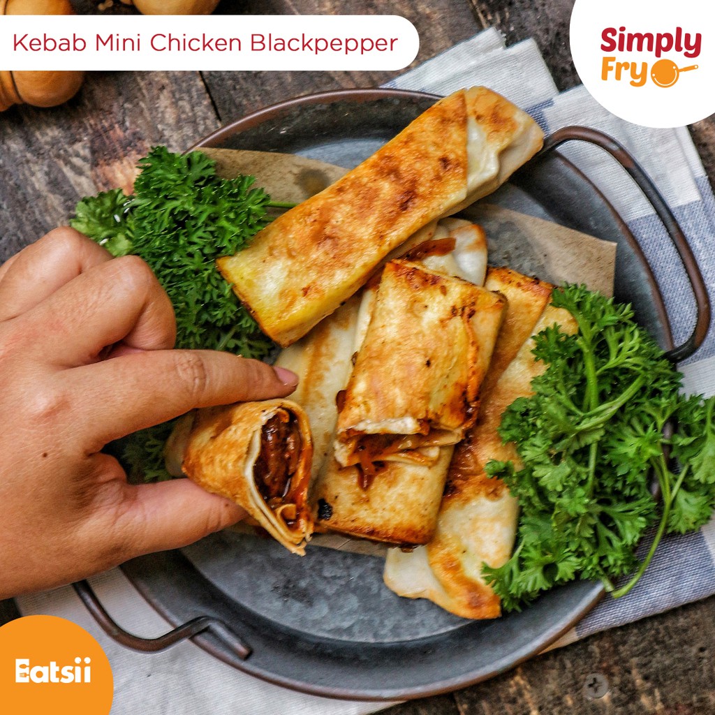 

Homemade Kebab Mini Chicken Blackpepper 15 Pcs by Simply Fry / Frozen