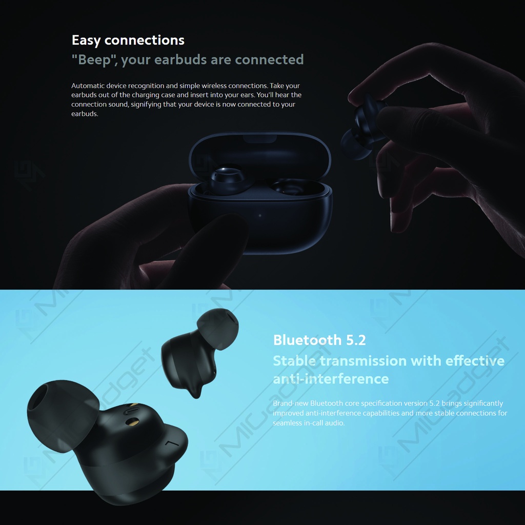 Redmi Buds 3 Lite TWS Earphone Bluetooth - Garansi Resmi