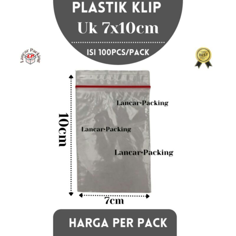 Plastik klip 10x7 tebal
