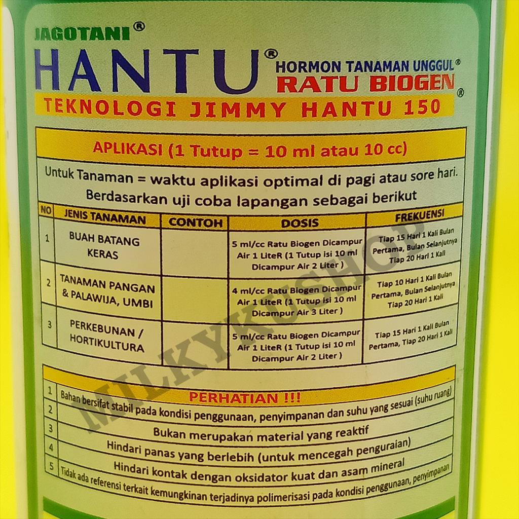 HANTU MASA PEMBUAHAN 1000 ML RATU BIOGEN PUPUK HORMON ZPT TUMBUHAN