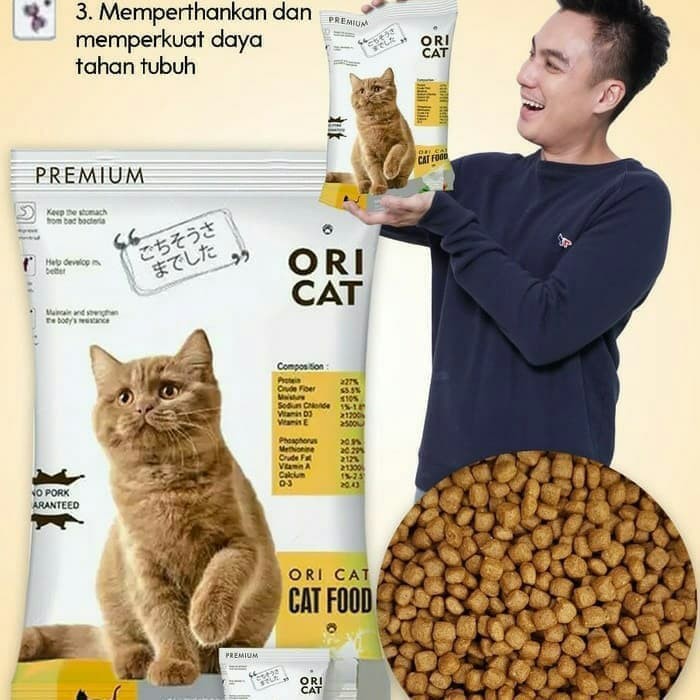 MAKANAN KUCING ORI CAT ADULT FRESH PACK  800GR