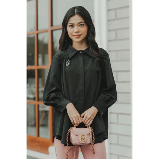 EZZY SHIRT BLACK - BENANG JARUM