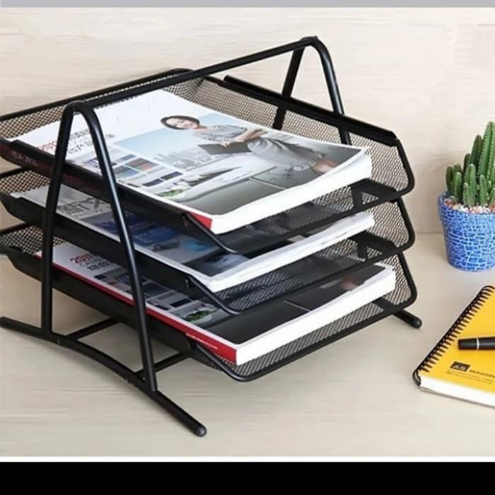 

Box File | Letter Tray Atau Paper Tray 3 Susun Merk Vtec