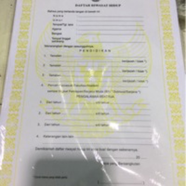 Daftar Riwayat Hidup Shopee Indonesia