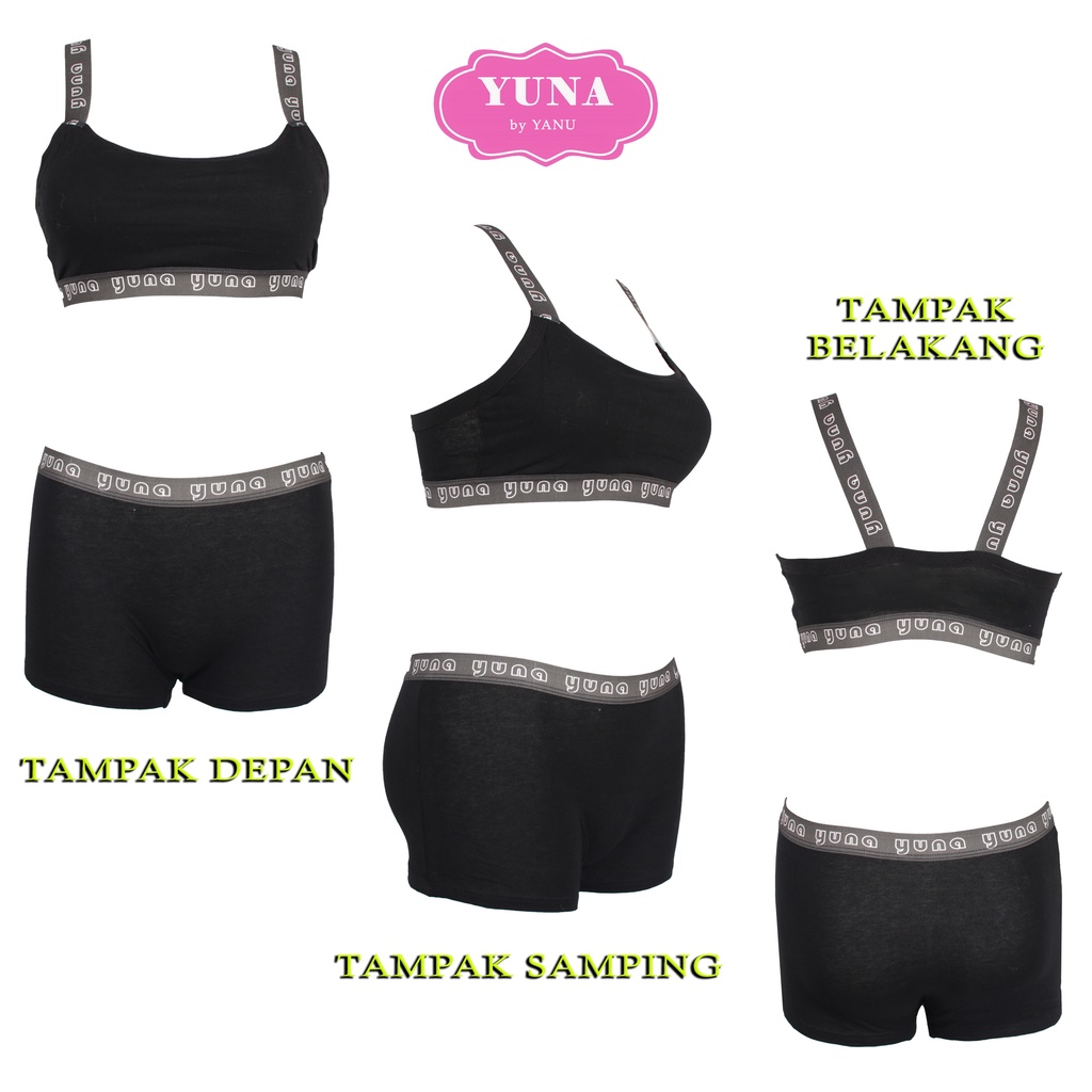 YUNA | Size M - L | Setelan Miniset Anak Katun YUNA 291/292 | Miniset dan CD