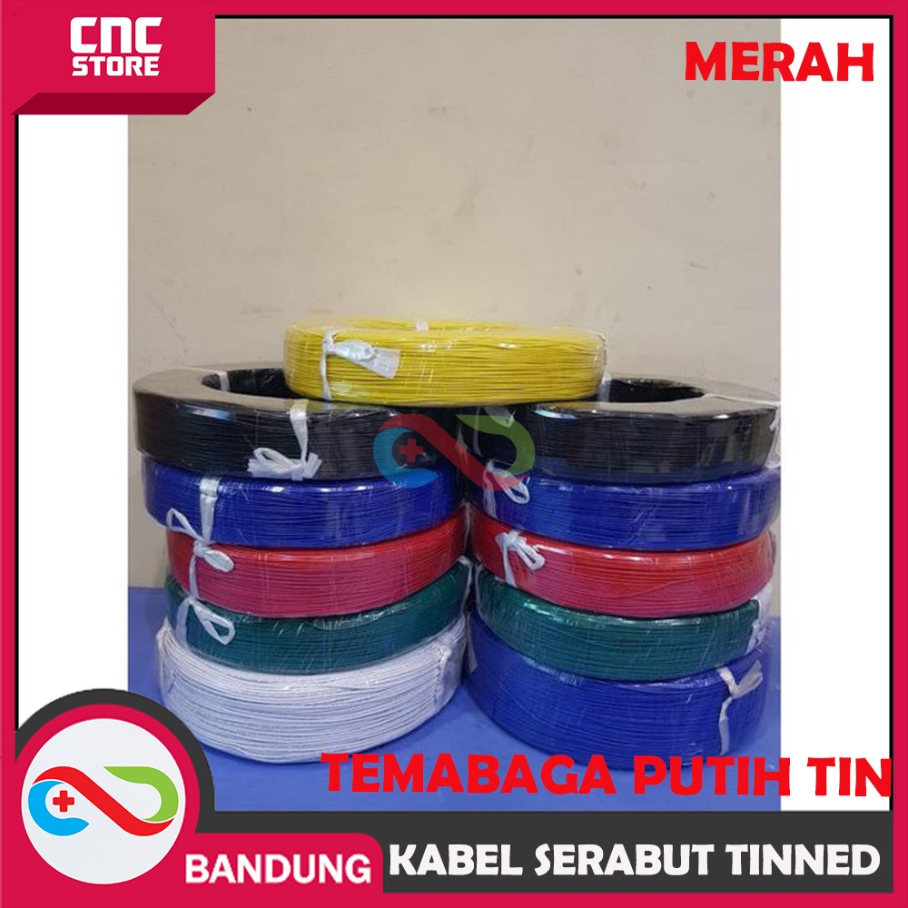 KABEL SERABUT TINNED CU TEMBAGA PUTIH TIN COATING HIGH QUALITY PER 1 METER