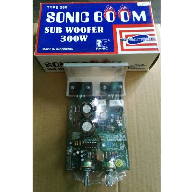 KIT AKTIF SUBWOOFER SONIC BOOM / Kit Amplifier subwoofer SONIC BOOM
