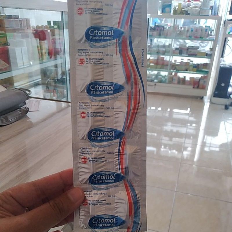 CITOMOL TABLET/TABLET PARACETAMOL/TABLET PENURUN PANAS
