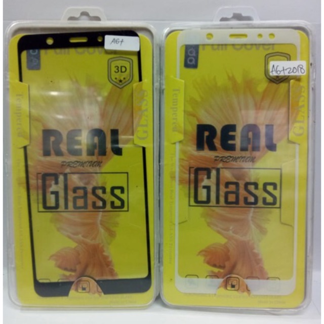 SAMSUNG A6+ 2018 TEMPERED GLASS FULL WARNA