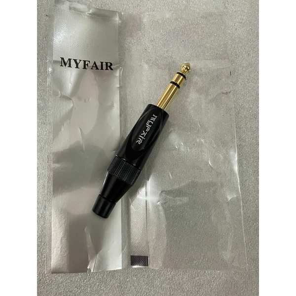 Jack Akai STEREO MYFAIR BGS Jack Audio Stereo 6.5 mm Mic Gitar Bas Keyboard Jek Stereo