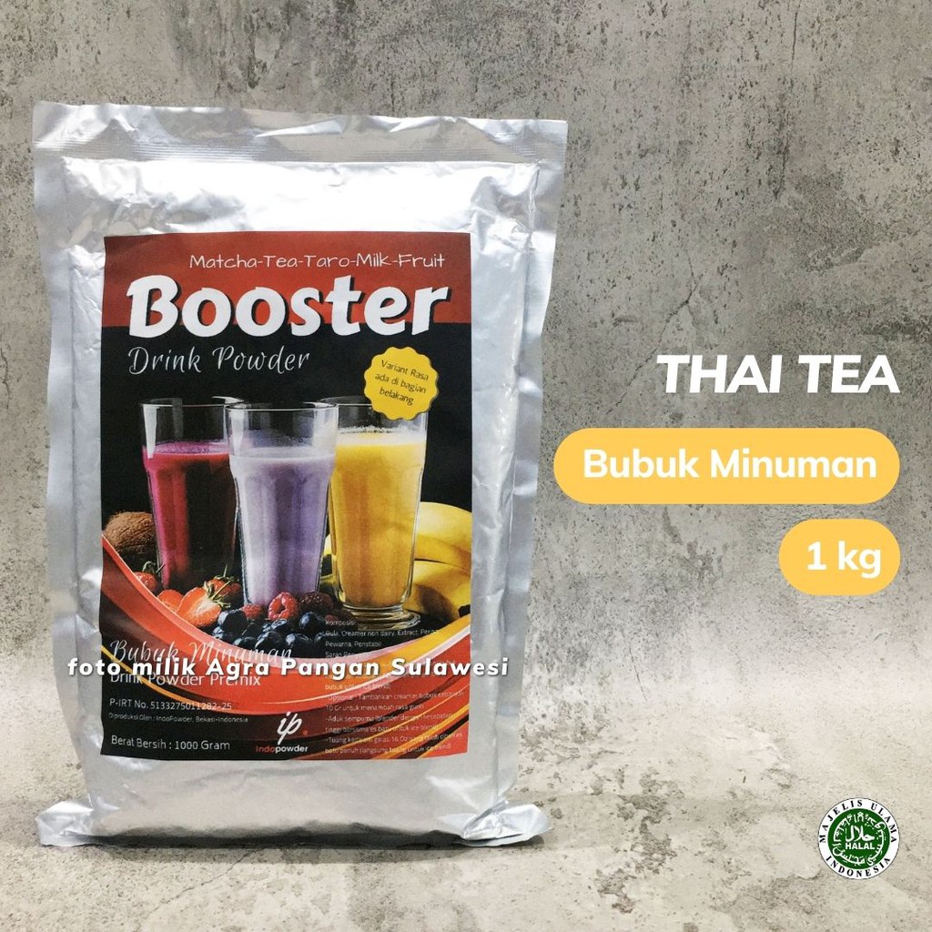 

Bubuk Minuman THAI TEA 1kg | Drink Powder Thaitea Flavour Bubuk Kekinian Teh Thailand Premix Instan - Indo Powder