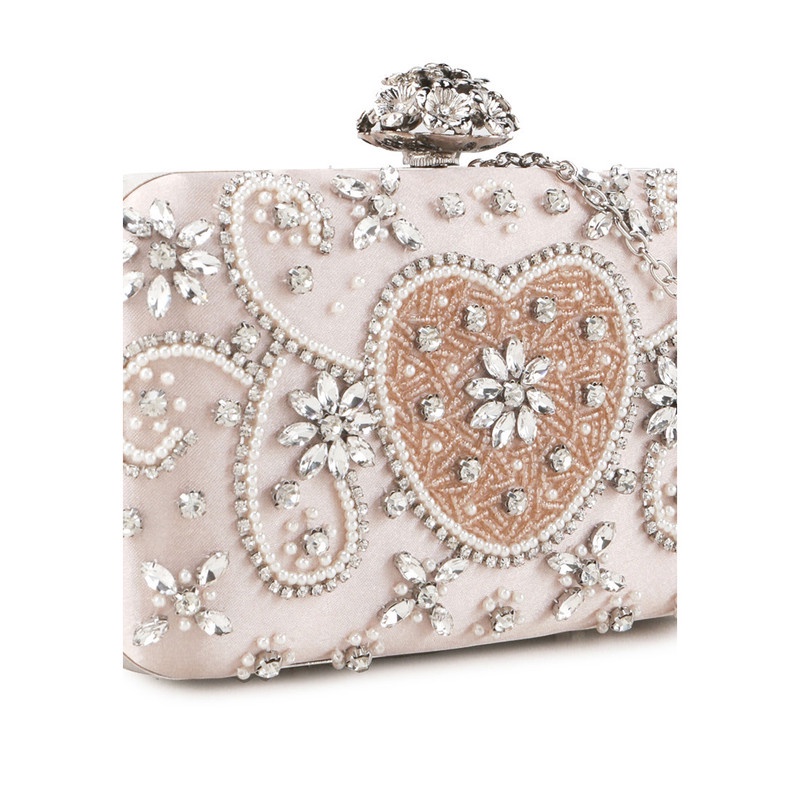 Aamour Letter Heart Clutch Wanita