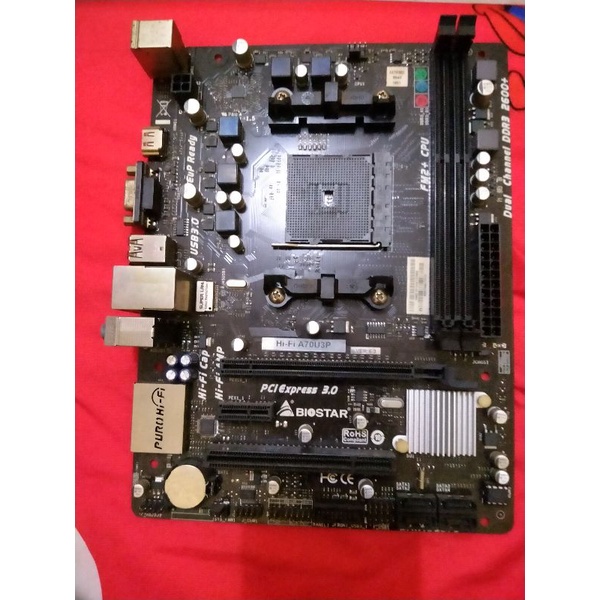 motherboard  biostar Hi-Fi A70U3P socket fm2+