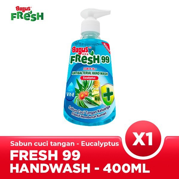 Hand Wash Pump Bagus Fresh 99 Antibacterial 400 ml a