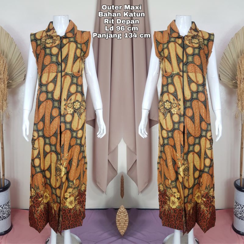 Outer Maxi Batik Motif Parang matt Katun All Size