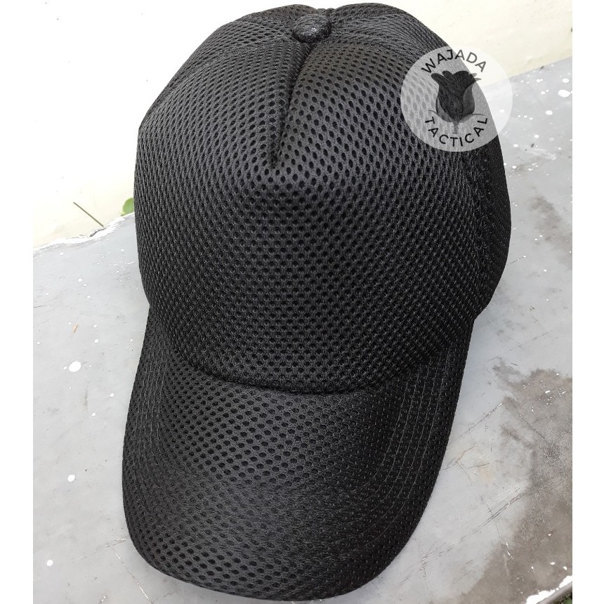 Topi Lapangan Jaring Hitam  Topi Tactical TNI POLRI