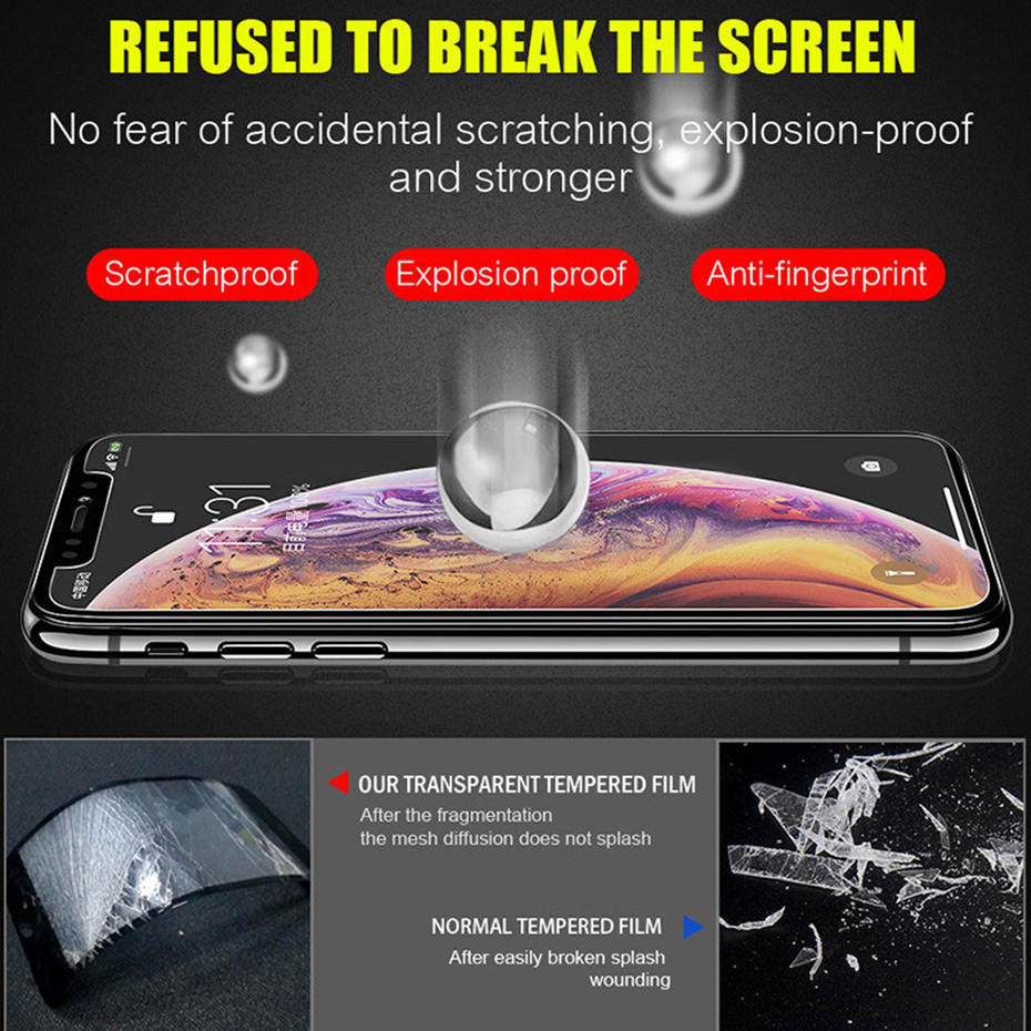 Clear Tempered Glass Screen protector Protective Glass Film Compatible with  12 Pro Max