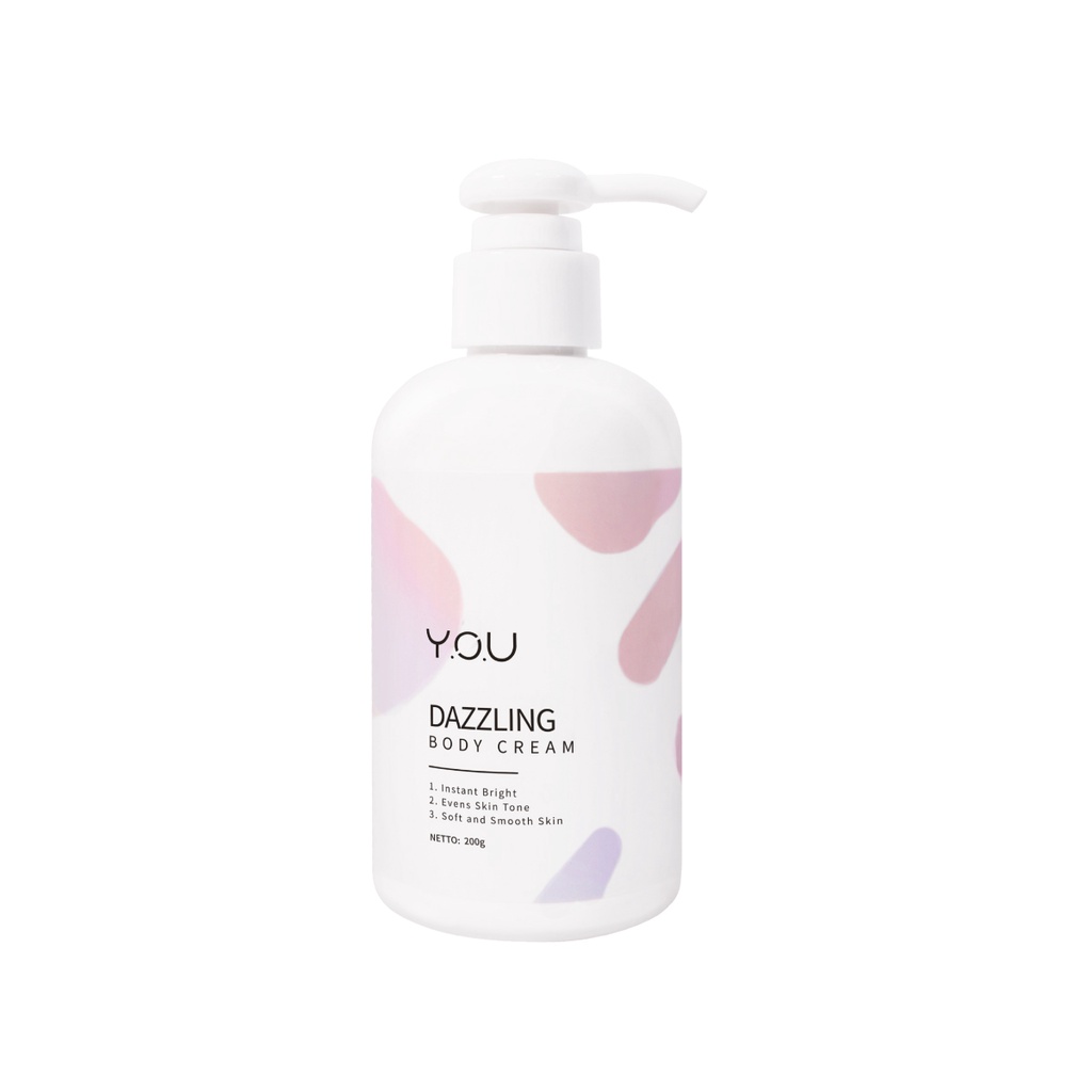 BEST SELLER YOU Dazzling Tone Up Body Cream (Kulit Cerah Seketika) TBS