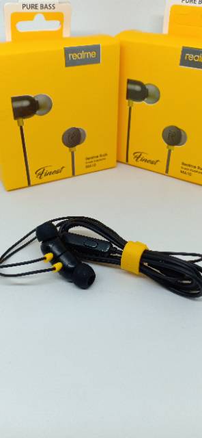 Headset earphone handfree realme buds MA10 magnet