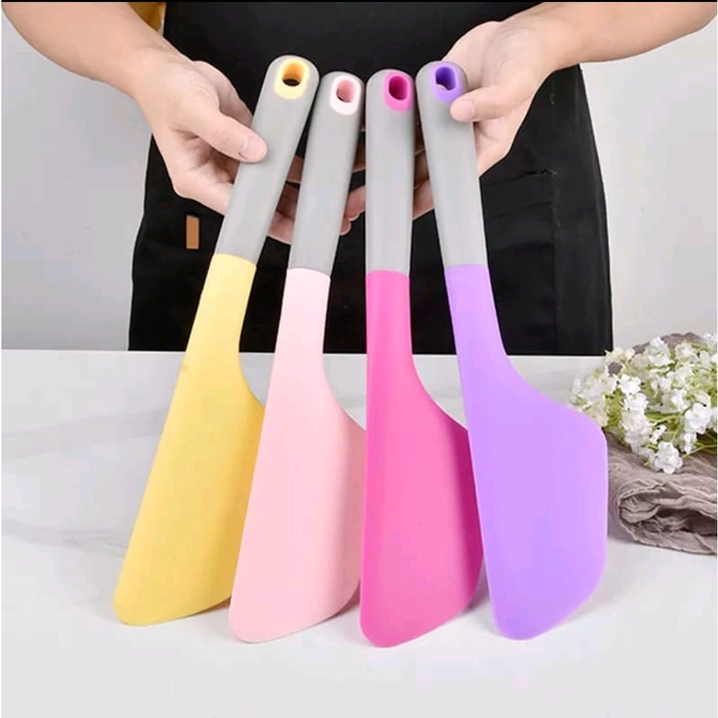 Jual SPATULA SILIKON JUMBO UKURAN 34 CM / BESAR FOOD GRADE SEUKURAN ...