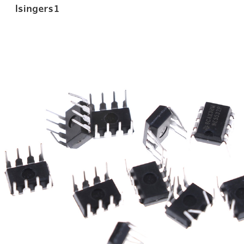 (lsingers1) 10pcs IC NE5532P NE5532 DIP-8 Dual Low Noise Op-Amp TI