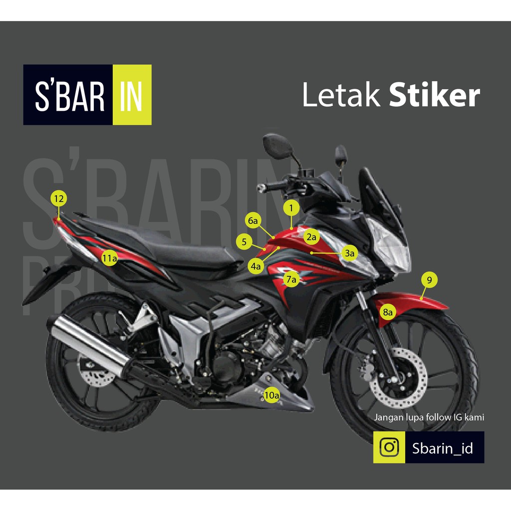 Jual Decal Honda CS1 Africa Twin I Sbarin Project Indonesia Shopee Indonesia