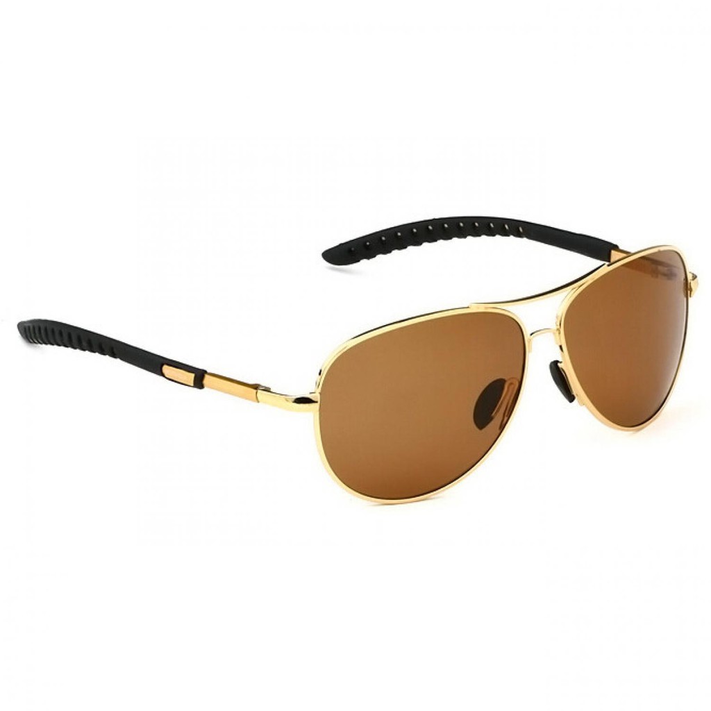 Veithdia Kacamata Aviator Polarized Sunglasses - 3360 [Gold]