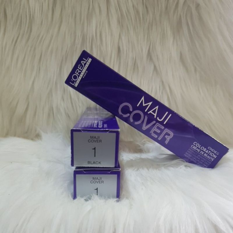 LOREAL Cat Rambut Majirel/majicover No 1 Black