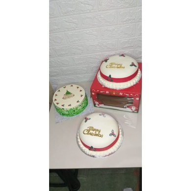 

Christmas cake/birthdaycake custome cake-JKT diameter 18cm