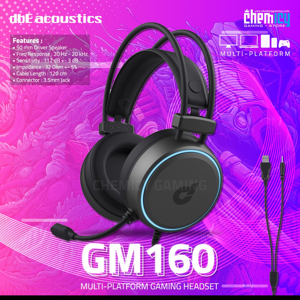 dbE GM160 Multiplatform Gaming Headset