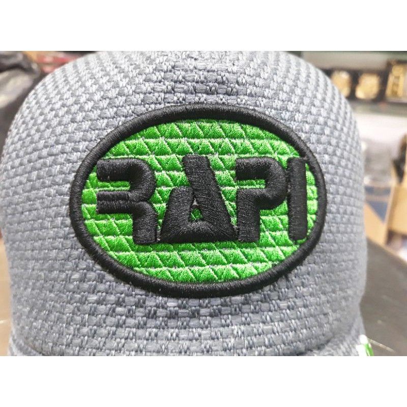 TOPI RAPI OVAL BAHAN TIKAR KOMBINASI PLUS NAMA&amp;CALZIGN