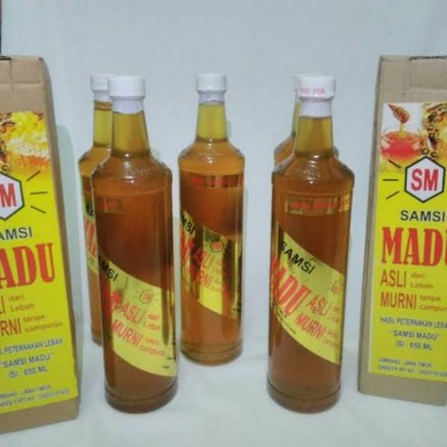 

Madu murni Samsi madu 650ml