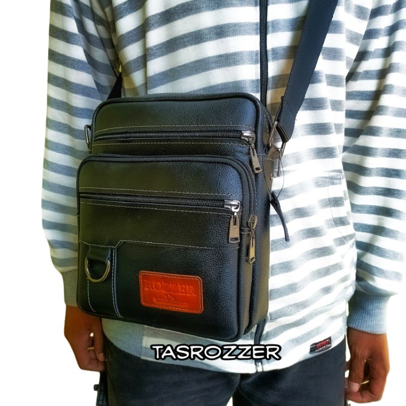 NEW | Tas ROZZER kulit asli 100% ori garut