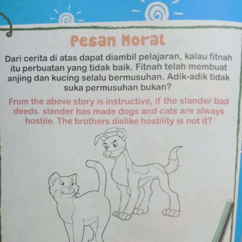 Buku Dongeng Fabel Asal Mula