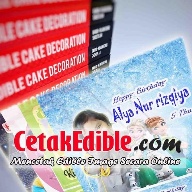 

BAYAR COD cetak edible GRATIS ONGKIR Kode 772