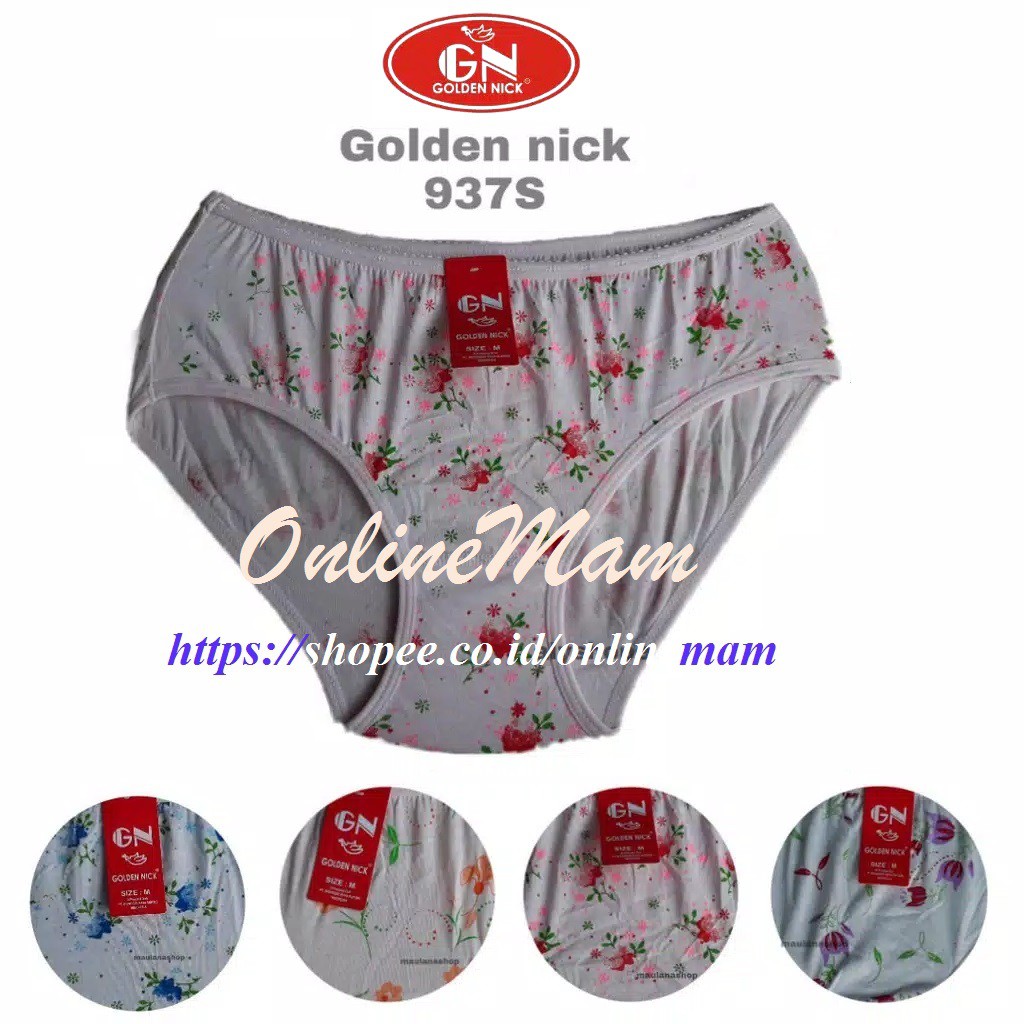 Celana Dalam Wanita Motif GOLDEN NICK 937S / CD Motif Bunga GN 937S