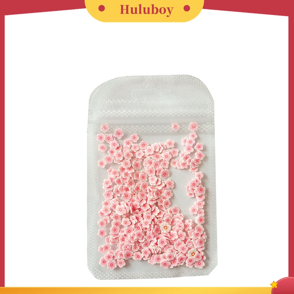 Huluboy Huluboy♡ 10g Sequin Glitter Polymer Bentuk Bunga Ultra Tipis Untuk Nail Art