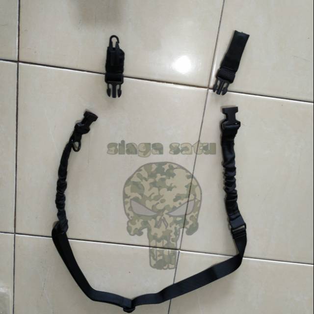 Sling sandang Laras panjang two in one kait 1 bisa atau kait 2