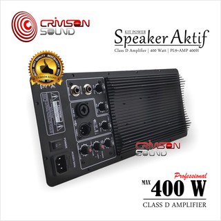 Jual POWER KIT SPEAKER AKTIF 400 Watt Bi-Amp CLASS D Amplifier PL9 ...