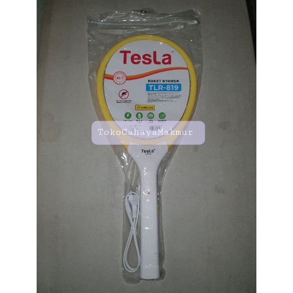 Raket Nyamuk Rechargeable Multi Function Kabel Cas TLR-819 Tesla