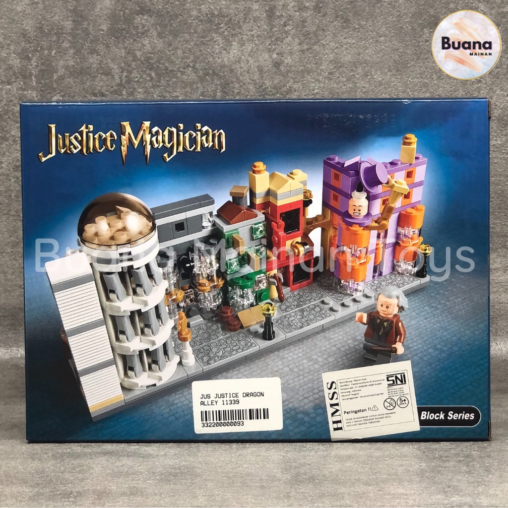 BRICK LARI JUSTICE MAGICIAN HOGWART SCHOOL MAINAN EDUKASI ANAK COWOK CEWEK BRICKS HARRY POTTER 11339