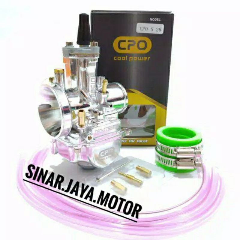 CPO Carburetor Karburator Pwk 28 B-racing Power Jet Plus Pj Mj Jarum Intake